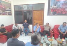 Kapolres Serang, AKBP Andri Kurniawan bersilaturahmi dengan serikat pekerja dan buruh. Foto Yono