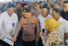 Kapolri, Jenderal Listyo Sigit Prabowo kick off Gerakan Pangan Murah. Foto: Antara