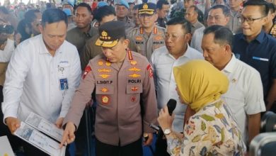 Kapolri, Jenderal Listyo Sigit Prabowo kick off Gerakan Pangan Murah. Foto: Antara