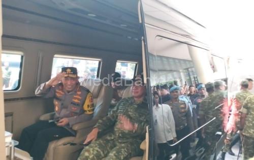 Kapolri, Jenderal Pol Listiyo Sigit Prabowo di Pelabuhan Merak. Foto Daeng Yusvin
