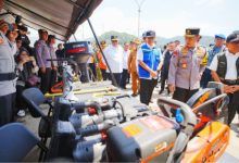 Kapolri, Jenderal Listiyo Sigit Prabowo di Pelabuhan Merak. Foto Daeng Yusvin