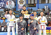 Karateka Menkav 2 Mar meraih juara di KSAL Cup Jakarta. Foto: Ahmad Munawir - Menkav 2 Mar.