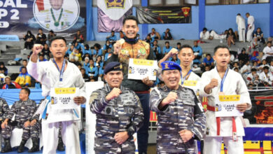 Karateka Menkav 2 Mar meraih juara di KSAL Cup Jakarta. Foto: Ahmad Munawir - Menkav 2 Mar.