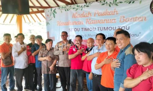 Kerukunan Kawanua Banten gelar Paskah Bersama. Foto Daeng Yusvin