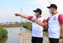 bupati tangerang meninjau lokasi penataan Ketapang