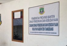 Kantor Cabang Dindikbud Bante Wilayah Tangerang. Foto: Iqbal Kurnia