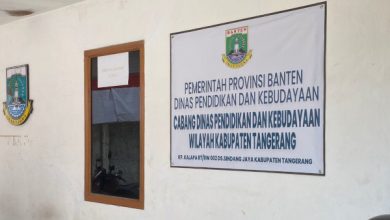 Kantor Cabang Dindikbud Bante Wilayah Tangerang. Foto: Iqbal Kurnia