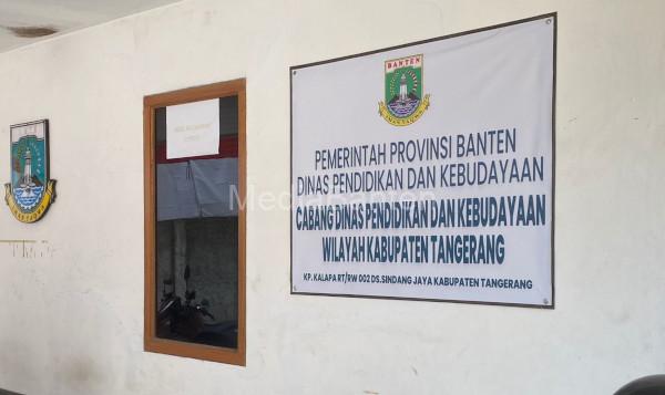 Kantor Cabang Dindikbud Bante Wilayah Tangerang. Foto: Iqbal Kurnia