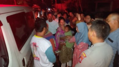 Peristiwa kebakaran di Pontang, Kabuputen Serang. Foto: Yono