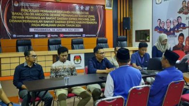 Kegiatan di KPU Kabupaten Tangerang. Foto: LKBN Antara