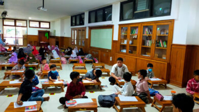 Kegiatan Ramadan SMA Muhi Yogyakarta ditutup dengan berbagai lomba.