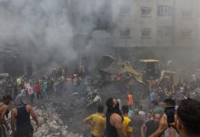 Kehancuran di Gaza. Foto: Mohammed ABED MSF