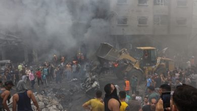 Kehancuran di Gaza. Foto: Mohammed ABED MSF