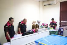 Penggeledahan di Kantor DLH Tangsel soal dugaan korupsi pengelolaan sampah. Foto: Budi Wahyu Iskandar