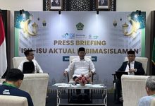 Press Briefing di Kemenag. Foto Antara