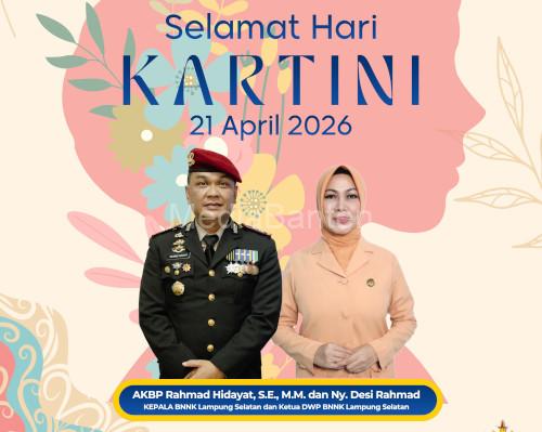 kepala BNNK Lampung Selatan, AKBP Rachmat Hidayat. Foto Daeng Yusvin