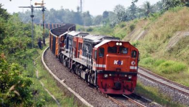 Angkutan Barang Kereta Api Indonesia. Foto: Antara