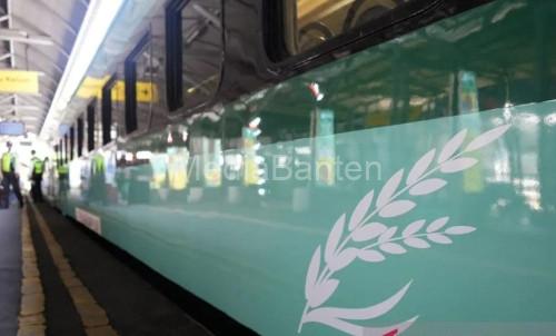 Kereta Petani dan Pedagang yang ditinjau Presiden RI, Prabowo Subianto. Foto Antara