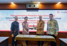 Bank DKI dan Fidac Inovasi tandatangani kerjasama. Foto: Diskominfotik DKI