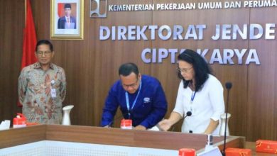 Proyek SPAM Regional Karian - Serpong ditandatangani di Kementrian PUPR. Foto: Pemkot Tangerang
