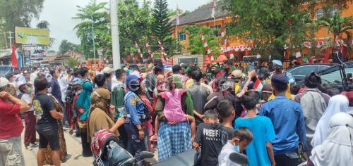 kerumunan kunjungan presiden