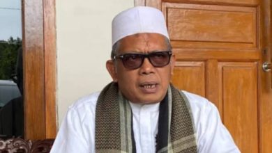 KH Matin Syarkowi, Ponpes Al Fathaniyah Tengkele, Kota Serang. Foto: Istimewa