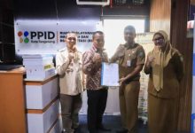 Tim Komisi Informasi Banten saat berkunjung ke PPID Kota Tangerang. foto Antara