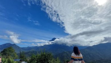 Gunung Kinabalu di Sabah, Malaysia. Foto: LKBN Antara