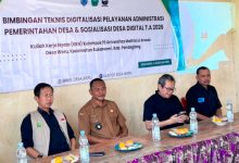 Bimtek Admin Desa dalam KKN Unma. Foto Nana Amdan