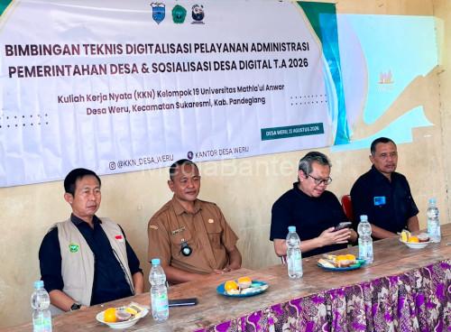 Bimtek Admin Desa dalam KKN Unma. Foto Nana Amdan