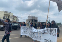 Demo KSM 30 di depan DPRD Banten. Foto: KMS 30