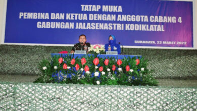 Dankodimkar, Brigjen TNI (Mar) Ili Dasili memberikan pesan ke prajurit.