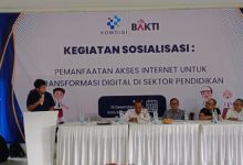 Sosialisasi pemanfaat internet untuk transformasi digital dari Komdigi di Kota Serang. Foto Ucu