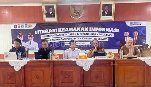 Literasi Keamanan Informasi dari Diskominfo Kabupaten Serang. Foto Arif Soleh