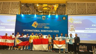 Kompetisi Robotik Internasional di Jakarta. Foto Antara