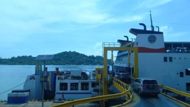 Kondisi Pelabuhan Merak saat arus balik. Foto: Hendra Hermawan