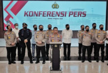 Konferensi Kapolri, Jenderal Pol Listyo Sigit Prabowo soal penangkapan Kapolda Jatim. Foto: Istimewa