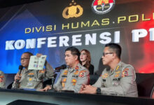 Konferensi Pers Korlantas Polri. Foto: LKBN Antara