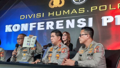 Konferensi Pers Korlantas Polri. Foto: LKBN Antara