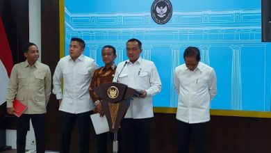 Konferensi pers tentang IUP tambang nikel di Raja Ampat. Foto: antara