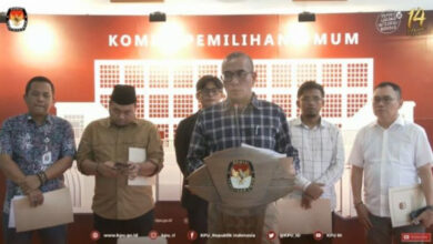 Konfernsi pers KPU RI. Foto: AntaraNews