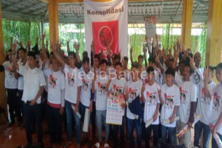 Konsolidasi Projo Banten untuk pemenangan Prabowo - Gibran. Foto: Ucu