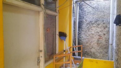 Kontrakan terduga teroris di Kabupaten Tangerang. foto: LKBN Antara