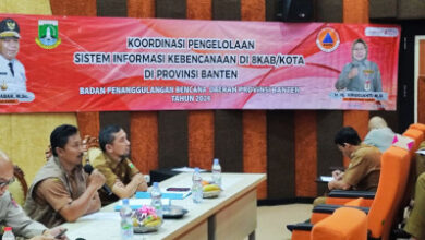 Rapat Koordinasi BPBD Provinsi Banten. Foto: BPBD Banten