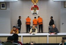 Jumpa Pers KPK soal uang korupsi Gubernur Bengkulu. Foto: Antara