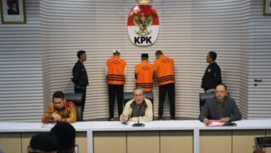 Jumpa Pers KPK soal uang korupsi Gubernur Bengkulu. Foto: Antara