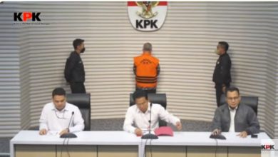 Konferensi KPK soal ternsangka Mantan Menteri Pertanian. Foto: Chanel Youtube KPK