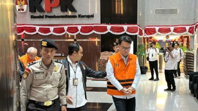 KPK tahan 4 dari 5 tersangka kasus korupsi iklan BJB. Foto Antara