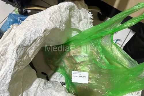 Uang dalam karung pada kasus pemerasan Bupati Pati disita KPK. Foto Antara