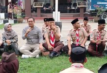 KPU Banten dan Pramuka Kwarda Banten gelar jambore kepemiluan. Foto: Humas KPU Banten